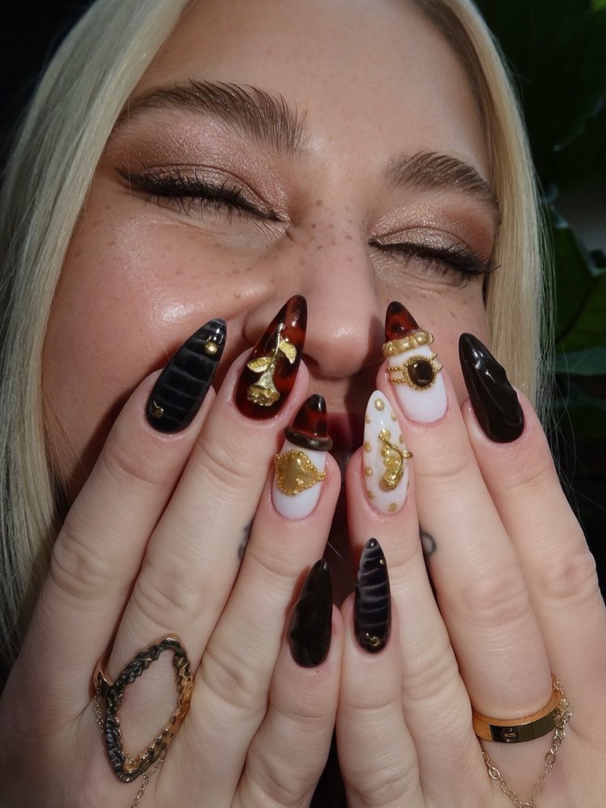 Nail art set by Kiss LA Nail Boutique